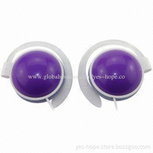 Lightweight Stereo Earhook Headphones, Suitable for MP3 Players, CDs, PCs, Other Multimedia Players